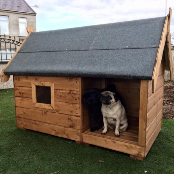 dog kennel with porch
